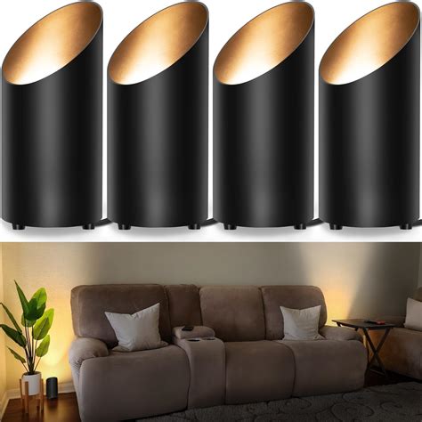 SUNVIE 4 Pack Up Lights, 5W Uplighting Indoor Uplights with 2700K GU10 ...