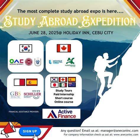 The most complete Study Expo: Study Expedition, Holiday Inn Cebu City ...