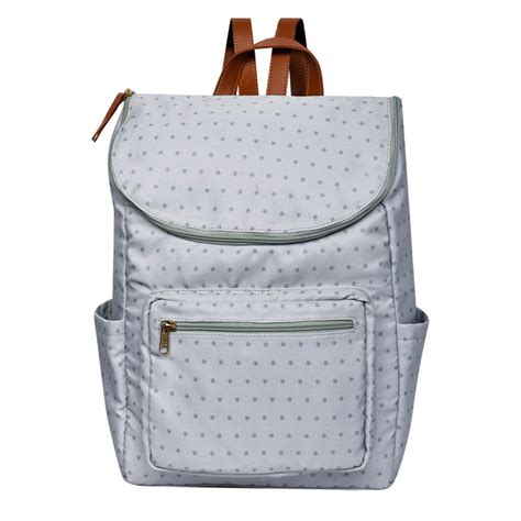 Serena Backpack - Light Green Asterisk – White Lily