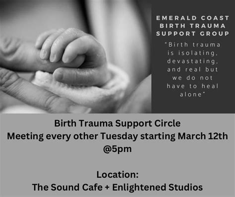 Emerald Coast Birth Trauma Support Group, The Sound Cafe + Enlightened ...