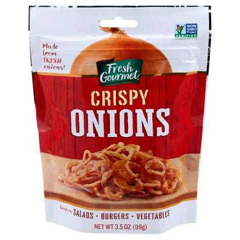 Fresh Gourmet Lightly Salted Crispy Onions - Shop Salad toppings at H-E-B
