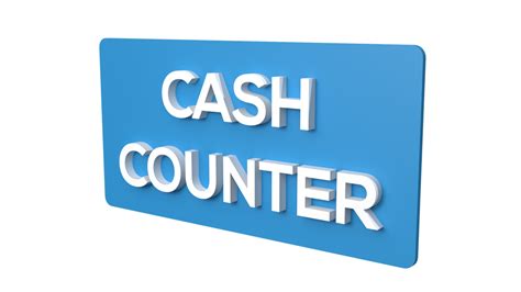 Cash Counter Sign | Cash Counter Sign Board | Cash Counter sign board