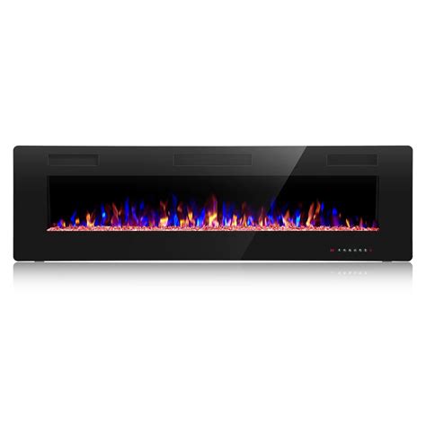 Buy Crzoe Electric Fireplace, Recessed and Wall ed Fireplace Heater ...