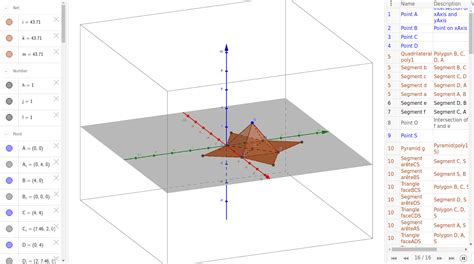 Image result for GeoGebra Pyramide
