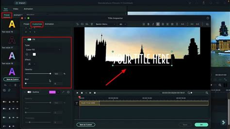 Image result for Filmora X. Text Behind Object