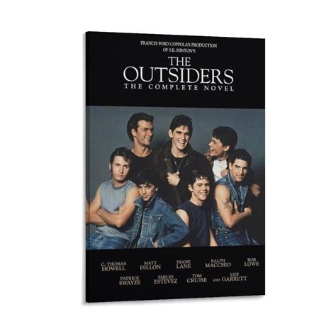 The Outsiders Movie Poster Picture Print Canvas Poster Wall Paint Art ...