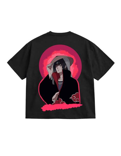 Itachi Black Oversize T-Shirt – Awara Bacha