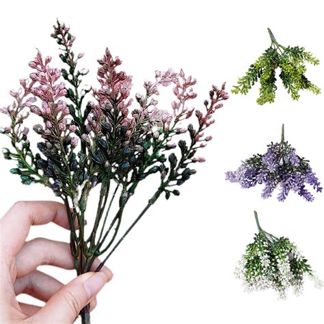 Artificial Pteris Plastic Flower – Lifelike Faux Plants for Crafting or ...