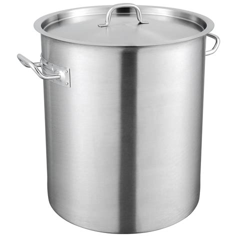 KFFKFF 18/10 Stainless Steel Stockpot 42-Quart, 39.7L Classic Deep ...