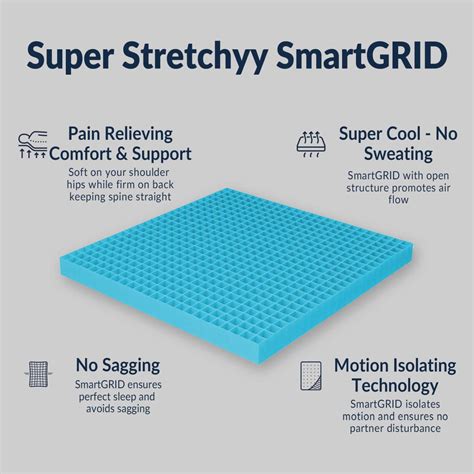 Buy THE SLEEP COMPANY SMARTGRID ORTHOPEDIC PRO 6 INCH QUEEN SIZE ...