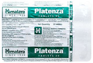 Himalaya Platenza Tablet: Uses, Side Effects, Price & Substitutes