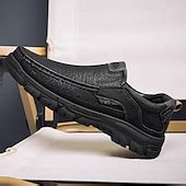 Men's Casual Slip-On Loafers – Lightweight Breathable Walking Shoes ...