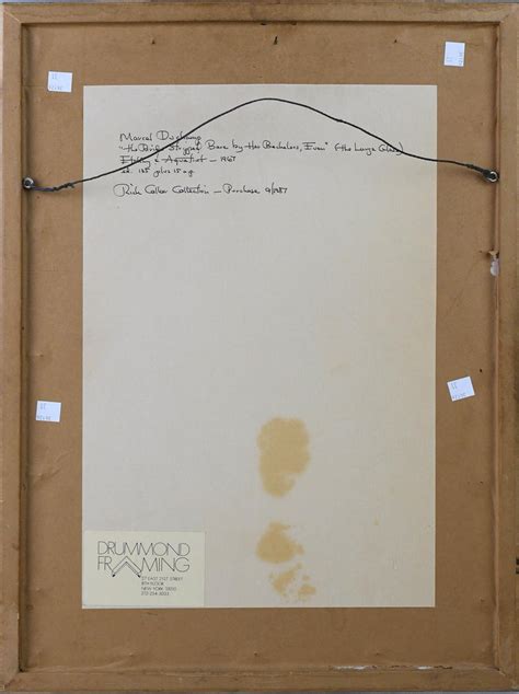 Lot - MARCEL DUCHAMP (FRENCH, 1887-1968) THE LARGE GLASS (THE BRIDE ...