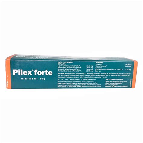 Himalaya Pilex Forte Ointment, 30 gm Price, Uses, Side Effects ...