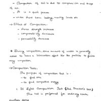 Handwritten Notes: Compaction - Soil Mechanics - Civil Engineering (CE ...