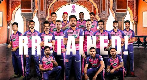 RR retained players 2023: Full list of players retained by Rajasthan ...