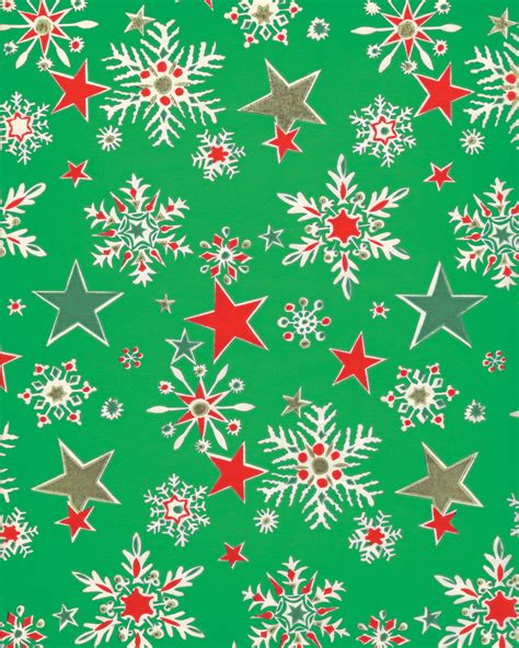 Retro Gift Wrap, Vintage Christmas Paper
