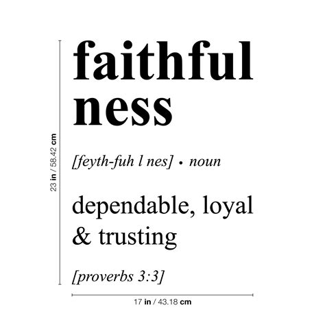 Biblical Definition For Faithfulness - definitionjulb