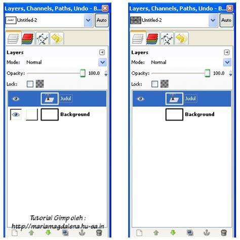 Tutorial Gimp : Membuat Tulisan Transparan