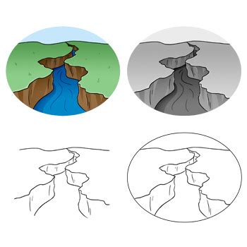 Weathering and Erosion Clip Art: Set 2 of 2 by Digital Classroom Clipart