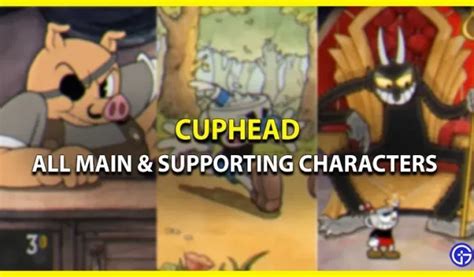 Personajes de Cuphead que debes conocer (Diablo, Elder Kettle, Porcrind ...