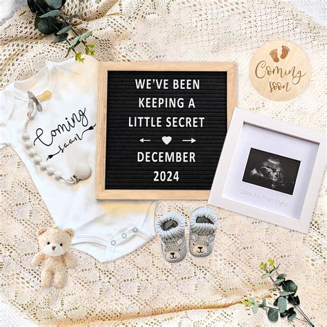 Amazon.com: Pregnancy Announcement, Baby Announcement Ideas Set Include ...