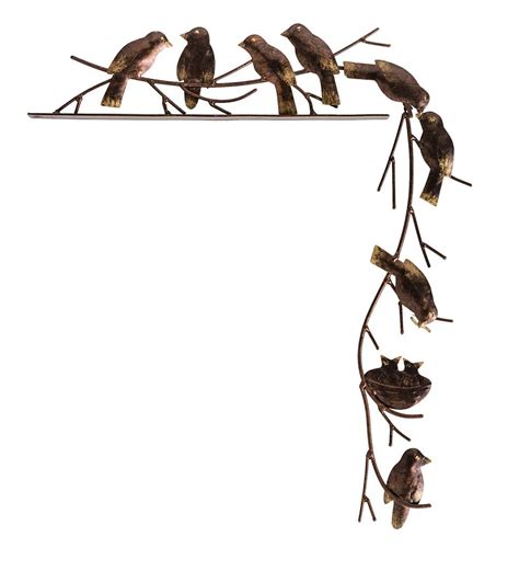 Wind & Weather Metal Birds Door Crawler - 7.5 L x 0.1 W x 2.5 H ...
