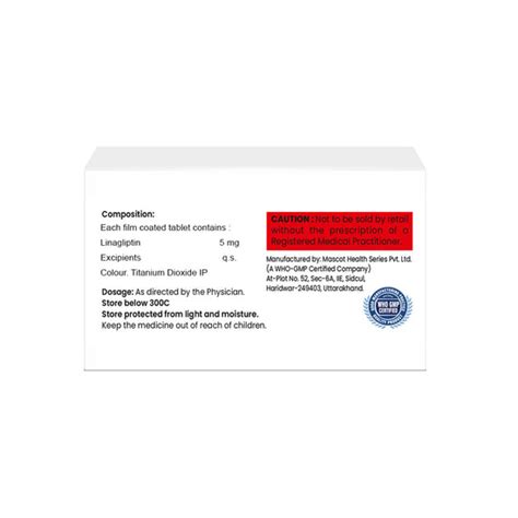 Linagliptin 5mg Tablet Uses, Price & Details | Generic Remedy