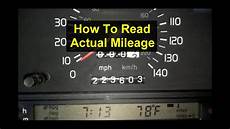 What Is The Best Mileage For A Car by How To Check Read The Actual Mileage Of A Volvo 850 What Is The Best Mileage For A Car