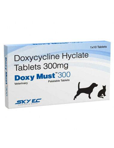 Sky-Ec Doxy Must Doxycycline Hyclate Tablets 300 mg, 10 Tabs – Petswonder