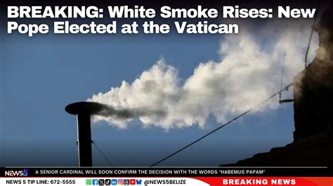 BREAKING: White Smoke Rises: New Pope Elected at the Vatican | Greater ...