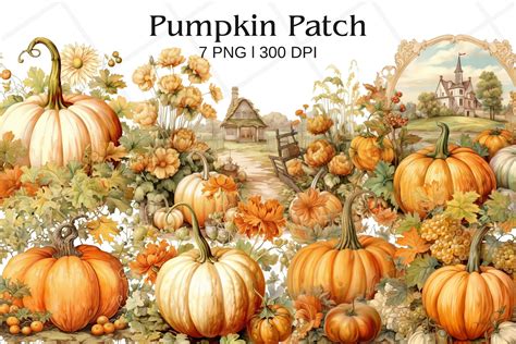 Clipart Pumpkin Patch