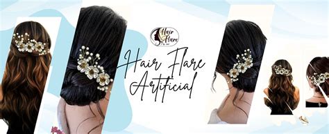 Buy Hair Flare 2199 Artificial Metal Comb Slide, Bridal Hair Pin ...