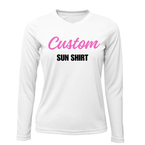 Custom UPF 50 Shirts & Sunshirts | Personalized UV Protection – Cape ...