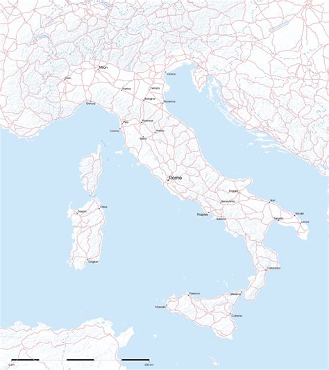 Printable Map Italy 的图像结果