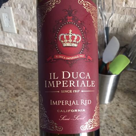 Il Duca Imperiale 1917 American Cardinal Sweet Red Blend
