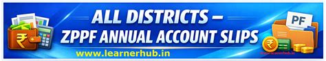 ALL DISTRICTS – LATEST ZPPF ANNUAL ACCOUNT SLIPS