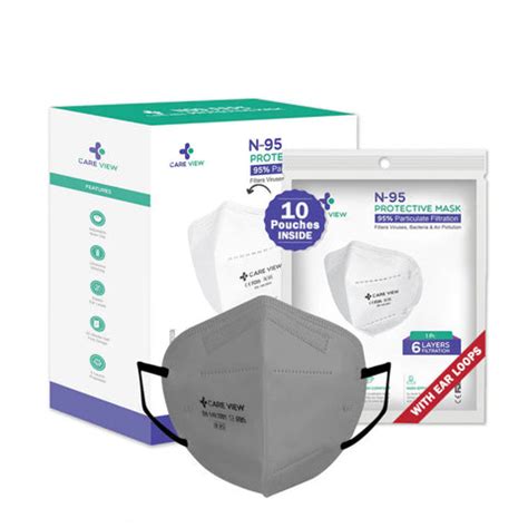 Careview N95 Mask Ear Loop Style, 6 Layered Filtration – Robustt