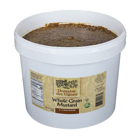 Savor Imports Whole Grain Mustard, 11 Pounds, 2 Per Case