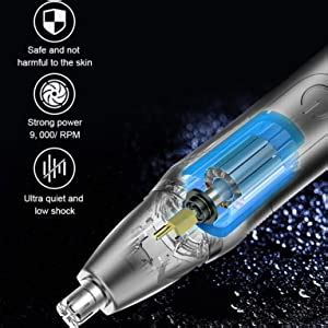 Buy Menhood Rechargeable NOSAR Ear and Nose Trimmer; Waterproof and ...