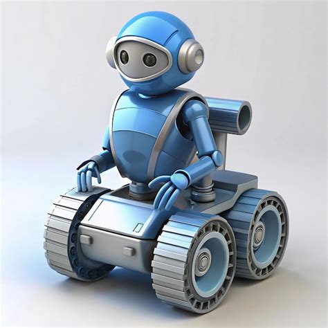 Image result for Small Cube Blue Remote Control Robot