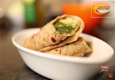 Spinach Corn Cheese Roti