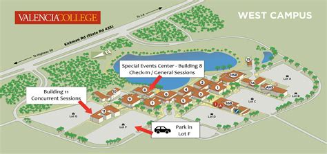 Valencia College West Campus Map