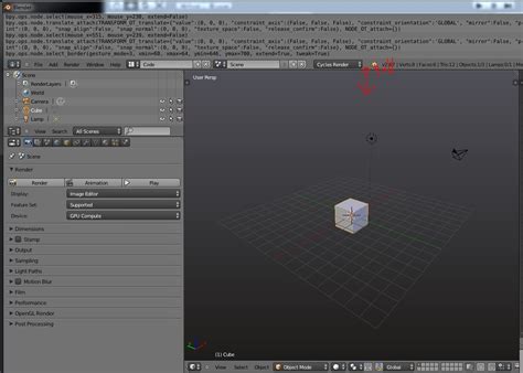 Image result for Run Python Script Inside Blender. Blend File