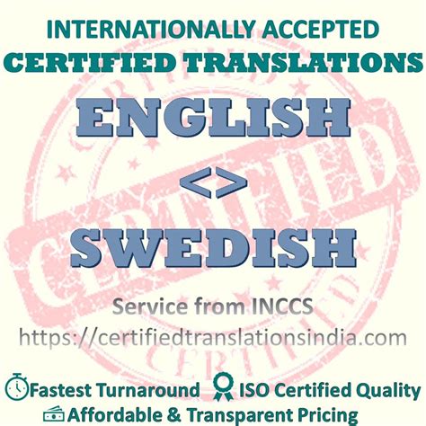 English to Swedish Power of Attorney Certified Translation Certified Translation | +91-8828165468