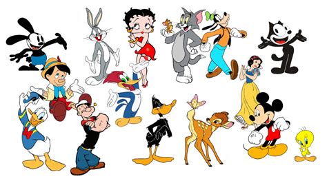 Cartoon Characters of the Vintage Years by DurriroMash002 on DeviantArt
