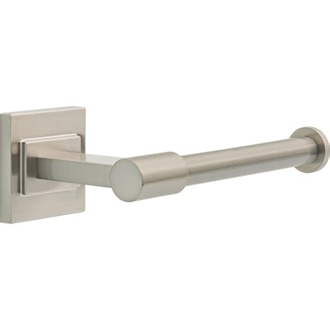Delta Mclaren Spotshield Brushed Nickel Wall Mount Single Post Toilet ...