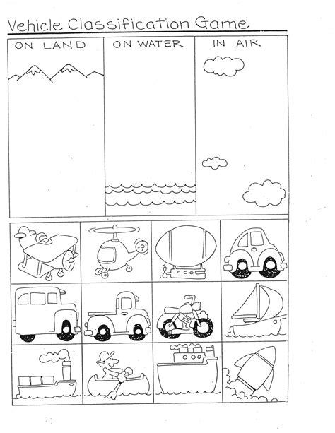 Transportation Worksheets for Preschoolers 的图像结果