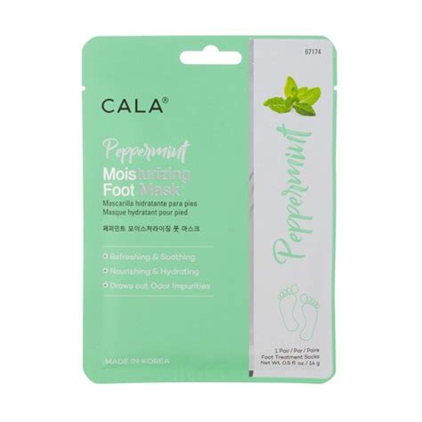 Cala Peppermint moisturizing foot masks 3 count, 3 Count : Amazon.in ...