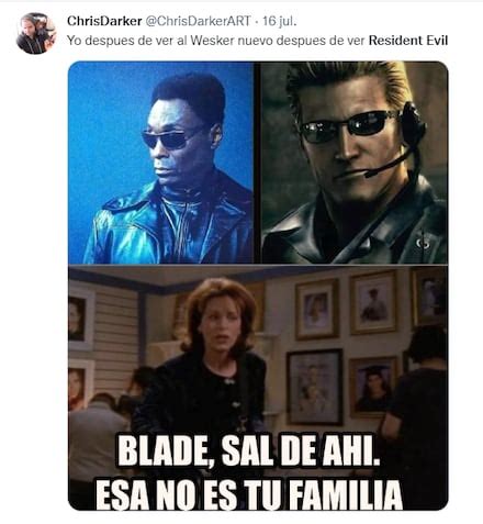 ‘Resident Evil’: Comparan a Wesker de la serie de Netflix con Blade el ...